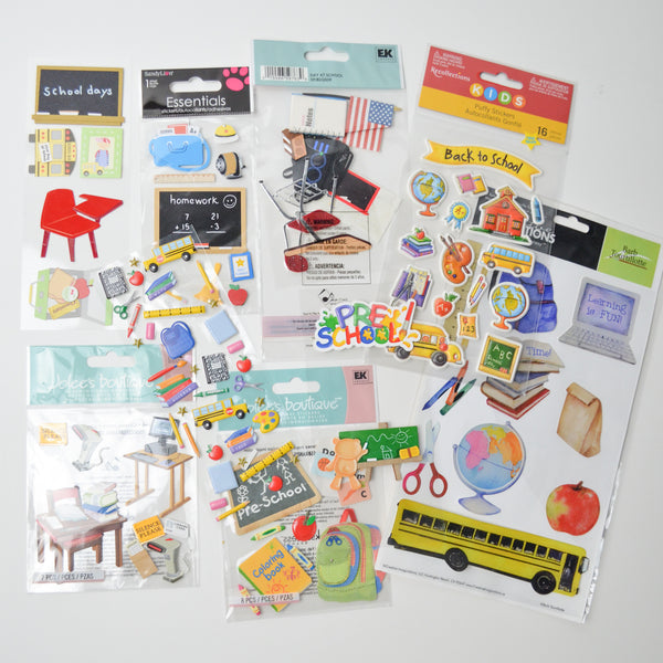 School Themed Sticker Bundle