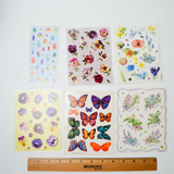 Floral + Butterfly Sticker Bundle