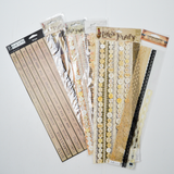 Buttons + Lace Border Sticker Bundle