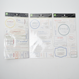 Pastel Word Sticker Bundle