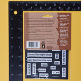 Silver + Gold Embossed Paper Words