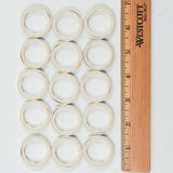 Green + White Thin Washi Tape - 15 Rolls