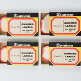 Vintage Dennison Gummed Labels - 4 Boxes