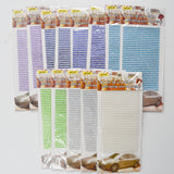 Blue, Purple, Green Rhinestone + White Pearl Stickers - 13 Sheets