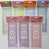 Green, Blue + Purple Rhinestone Stickers - 7 Sheets