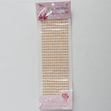 Gold Crystal Stickers - 1 Sheet
