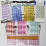 Rainbow Crystal Stickers - 10 Sheets