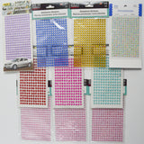 Rainbow Crystal Stickers - 10 Sheets