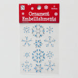 Snowflake Rhinestone Stickers - 1 Sheet