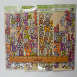 Funky Colorful Alphabet Stickers - 4 Packs