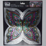 Metallic Jewel Tone Butterfly Removable Tile Decal