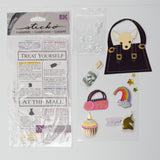 Assorted Shopping + Mall Stickers
