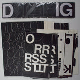 Large Black Alphabet Stickers