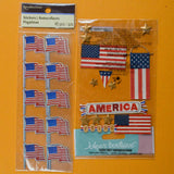 American Flag + Patriotic Stickers