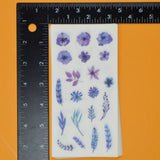 Colorful Plants + Feathers Washi Stickers