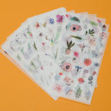 Pastel Floral Washi Stickers