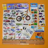 Bikes + Cars Stickers