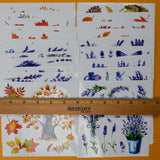 Seasonal Flower + Plant Stickers