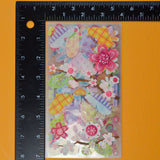 Colorful Paper Flower Stickers