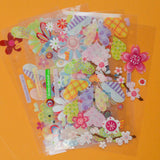Colorful Paper Flower Stickers