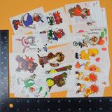 Animals Doing Activities Stickers