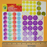 Smiley Face Stickers - 4 Sheets