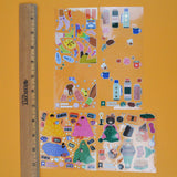 Assorted Cozy Stickers - 4 Sheets