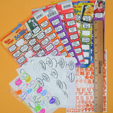 Speech Bubble + Letter Stickers