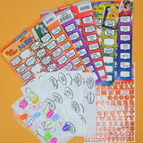 Speech Bubble + Letter Stickers
