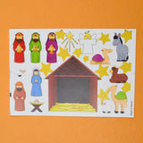 Nativity Build-A-Scene Sticker Sheet