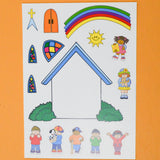 Church + Children Build-A-Scene Sticker Sheet