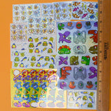 Glittery Animal, Sea Creature + Insect Stickers