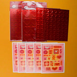 Heart + Valentine Stickers