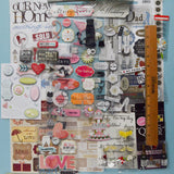 3D Wedding Scrapbook Stickers