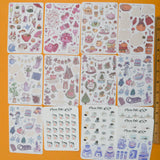 Cute Illustration Seasonal Planner Stickers