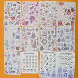 Cute Illustration Seasonal Planner Stickers