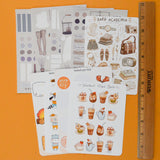 Assorted Autumnal Aesthetic Stickers