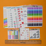 Bright Rainbow Planner Stickers