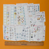 Seasonal Cute Icon Planner Stickers