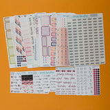 Autumnal Colorful Planner Stickers