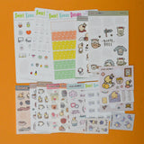 Seasonal Cute Icon Planner Stickers