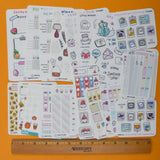 Seasonal Cute Icon Planner Stickers