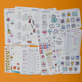 Seasonal Cute Icon Planner Stickers