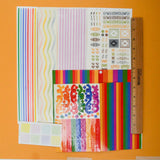 Stripes + Border Decoration Stickers