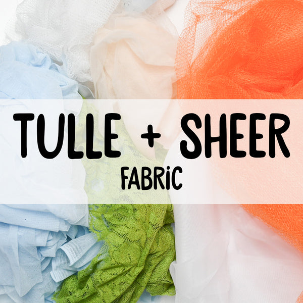 Tulle + Sheer Fabric Scrap Pack