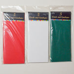 Red, White, + Green Card + Envelope Sets Default Title