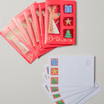 Red Reindeer Card + Envelope Set Default Title