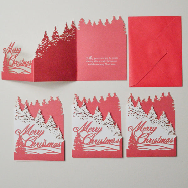 Pop Up Christmas Card + Envelope Set Default Title