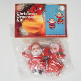 Santa + Mrs. Claus Vintage Walco Christmas Ornament Kit