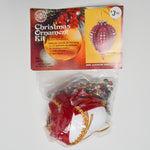 Vintage Walco Christmas Ornament Kit - Red/Green